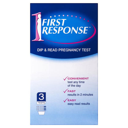 First Response Dip and Read Pregnancy Test 3 Tests