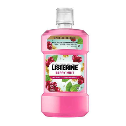 Listerine Mouthwash Berry Mint Limited Edition 500ml