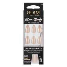 Glam By Manicare Glam Ready Pre-Glued Nails Off The Runway 30 Pieces