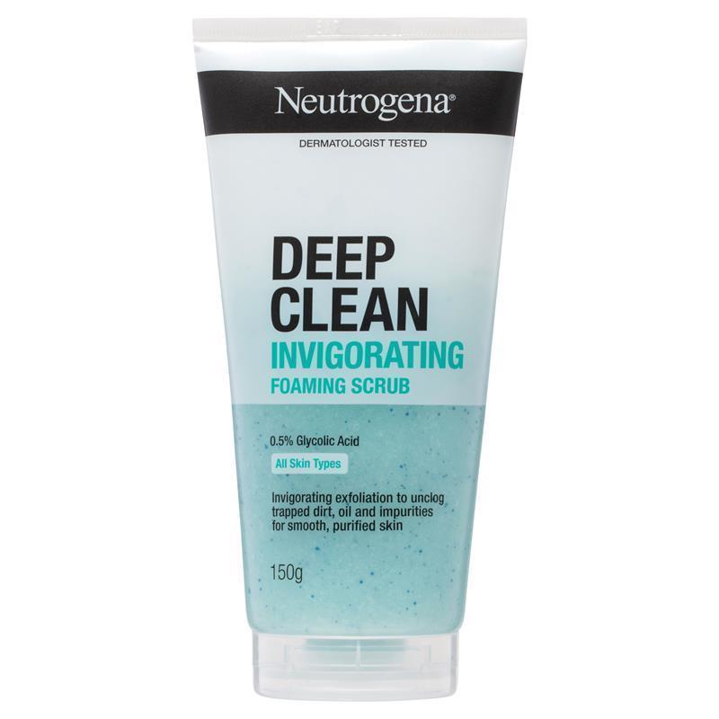 Neutrogena Deep Clean Invigorating Foam Scrub 150g - GimmeNow