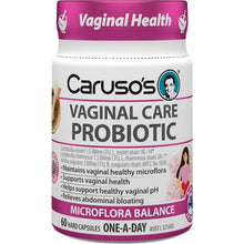 Carusos Probiotic Vaginal Care 60 Capsules