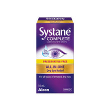 Systane Complete Preservative Free Lubricant Eye Drops 10ml
