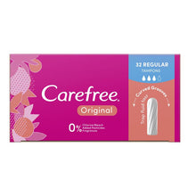 Carefree Original Regular Tampons 32 Pack - GimmeNow
