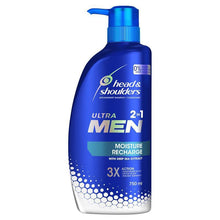 Head & Shoulders Ultra Men 2in1 Moisture Recharge Anti Dandruff Shampoo + Conditioner 750ml - GimmeNow