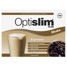 Optislim VLCD Meal Replacement Shake Espresso 21x43g Sachets - GimmeNow