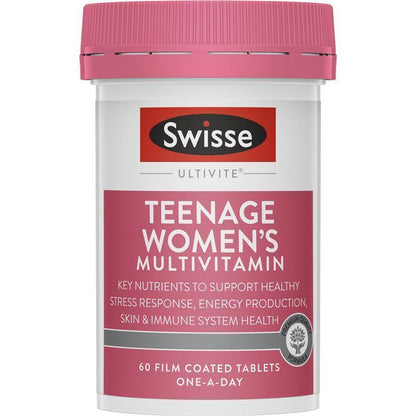 Swisse Teenage Ultivite Women's Multivitamin 60 Tablets