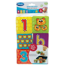 Playgro Splash and Learn Bath Soft Blocks 6 Pack