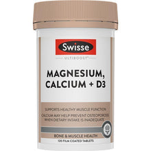 Swisse Ultiboost Magnesium Calcium + Vitamin D 120 Tablets - GimmeNow