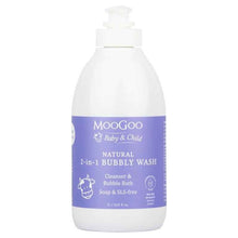 MooGoo Baby And Child 2 In 1 Bubbly Wash 1 Litre