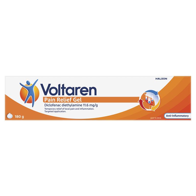 Voltaren Pain Relief Gel 180g Exclusive Size
