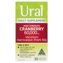 Ural High Strength Cranberry 60000mg 30 Capsules - GimmeNow