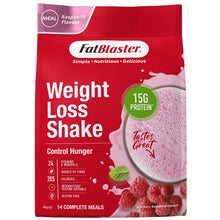 Naturopathica Fatblaster Weight Loss Shake Red Pouch Raspberry 465g