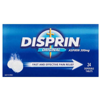 Disprin Soluble Direct Fast Acting Pain Relief Tablets 24 Pack