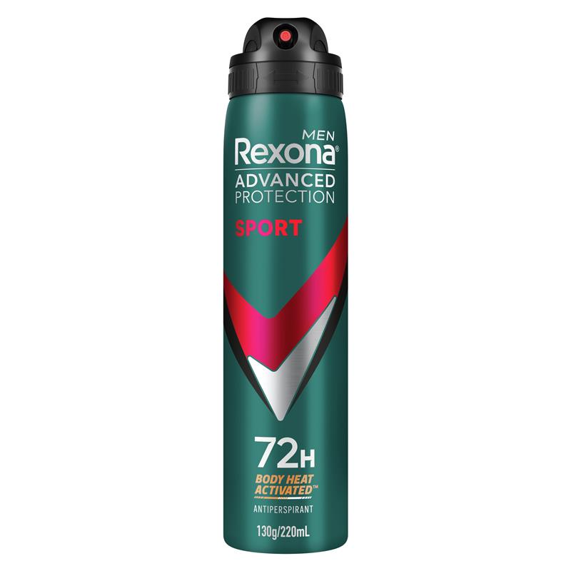 Rexona Men Advanced Antiperspirant Aerosol Sport 220ml