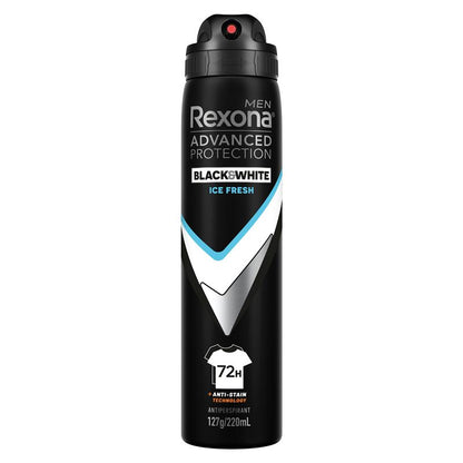 Rexona Men Advanced Antiperspirant Aerosol Invisible Dry Ice Fresh 220ml