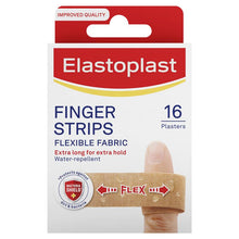 Elastoplast Flexible Fabric Finger Strips 16 Pack