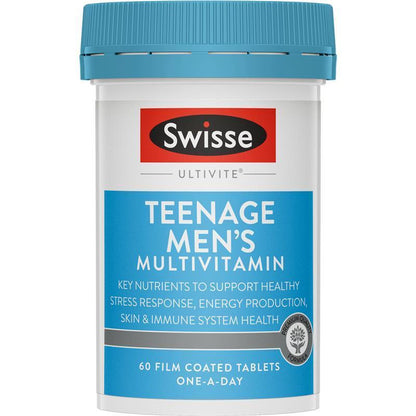 Swisse Teenage Ultivite Men's Multivitamin 60 Tablets