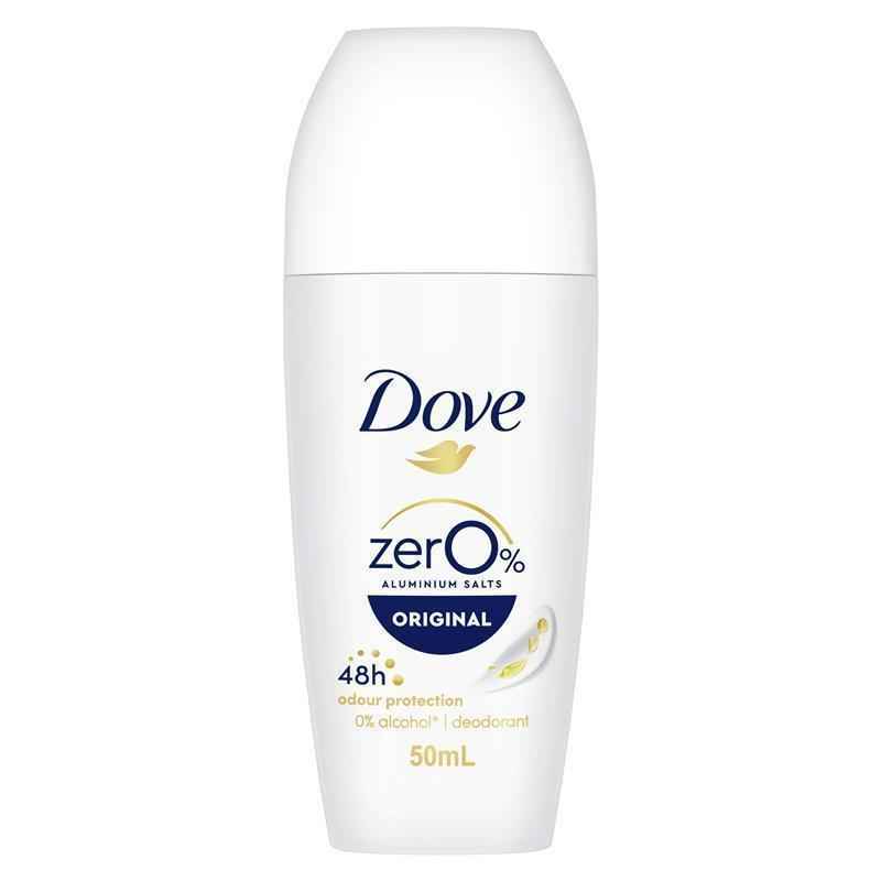 Dove Zero Aluminium Original Roll On 50ml