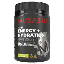 Musashi Energy + Hydration Lemonlime Flavour 450g