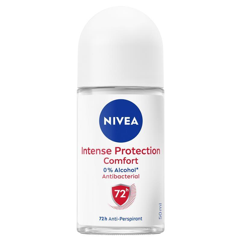 NIVEA Intense Protection Comfort Roll On Deodorant 72H Protection 50ml - GimmeNow