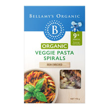 Bellamys Organic Veggie Pasta Spirals 110g
