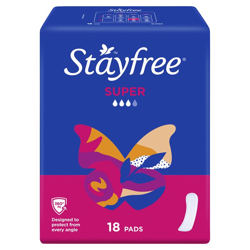 Stayfree Super Pads 18 Pack