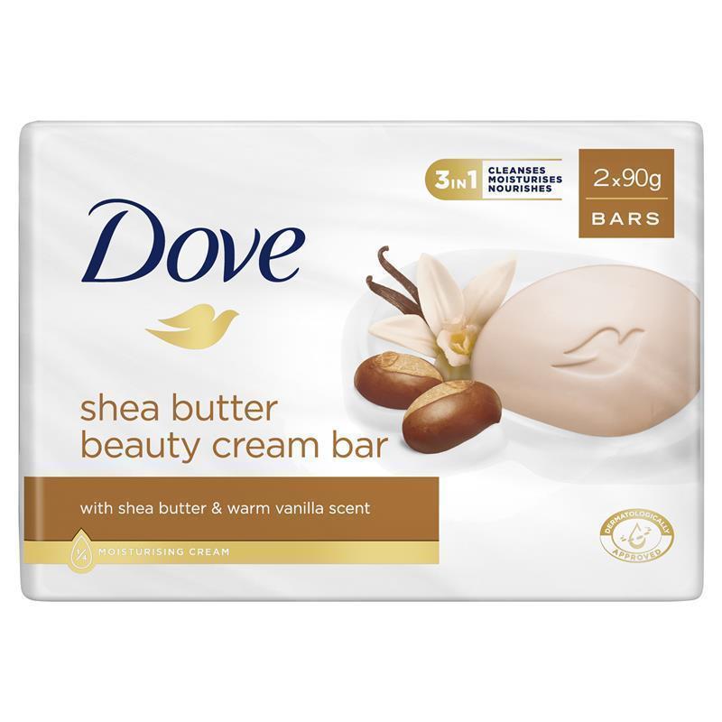 Dove Beauty Bar Shea Butter Vanilla 2 x 90g - GimmeNow