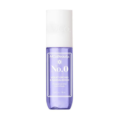 MCoBeauty Violet Orchid & Sandalwood No.0 Fragrance Hair & Body Mist 90ml - GimmeNow