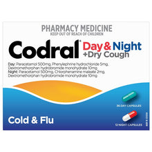 Codral Cold & Flu + Cough Day & Night 48 Capsules