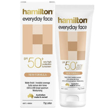 Hamilton Sunscreen Everyday Face Lotion SPF 50+ 75g