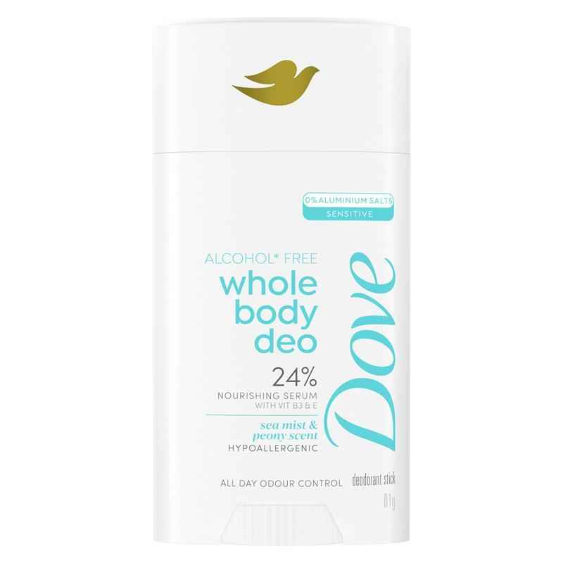 Dove Women Whole Body Deodorant Stick Sea Mist & Peony 81g