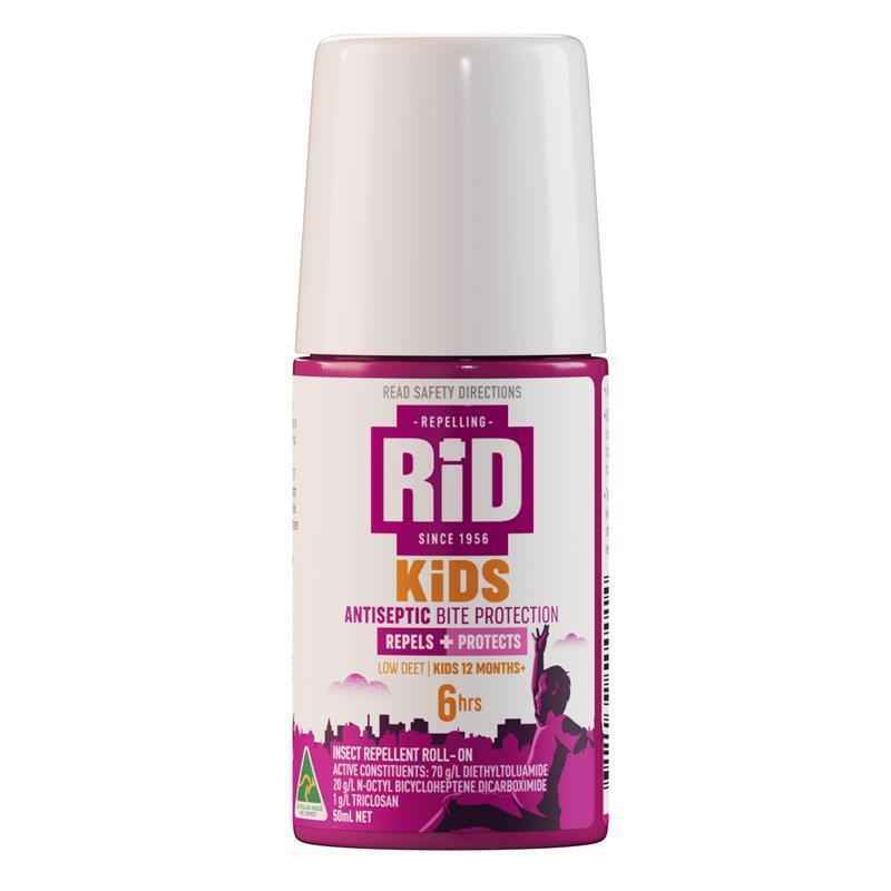Rid Kids Antiseptic Insect Repellent 50ml Roll On