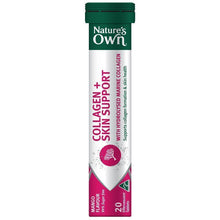 Nature's Own Collagen + Skin Support Effervescent 20 Tablets