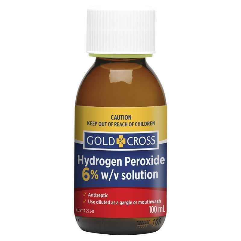 Gold Cross Hydrogen Peroxide 6% 100ml