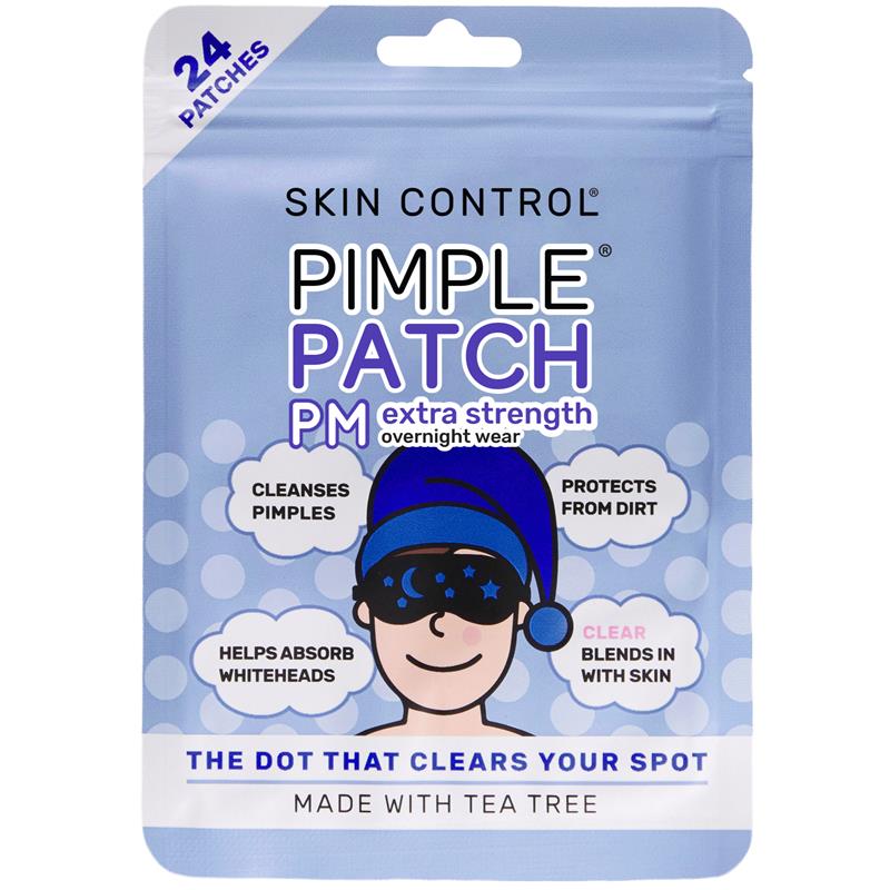 Skin Control Pimple Patches PM Overnight Wear 24 Patches