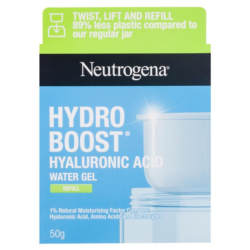Neutrogena Hydro Boost Hyaluronic Acid Water Gel Refill Pod Moisturiser 50g