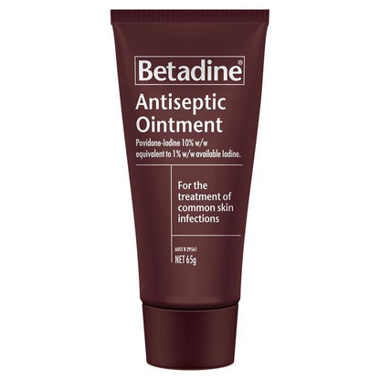 Betadine Antiseptic Ointment - Antiseptic Cream - 65g