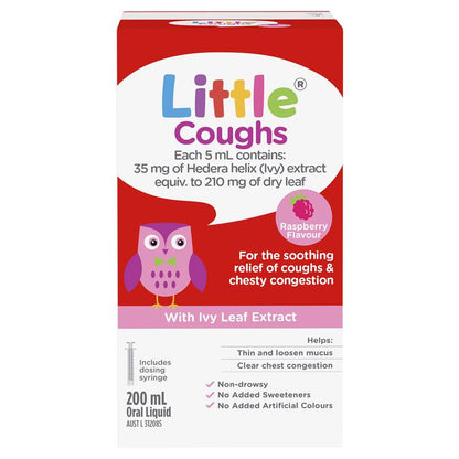 Little Coughs Raspberry 200ml