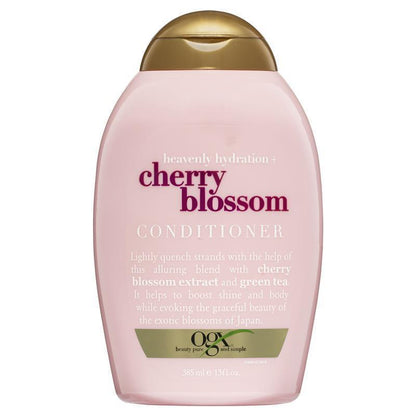 Ogx Heavenly Hydration + Shine Cherry Blossom Conditioner For Thin And Fine Hair 385mL