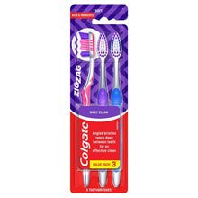 Colgate Toothbrush Zig Zag Daily Clean Soft Value 3 Pack