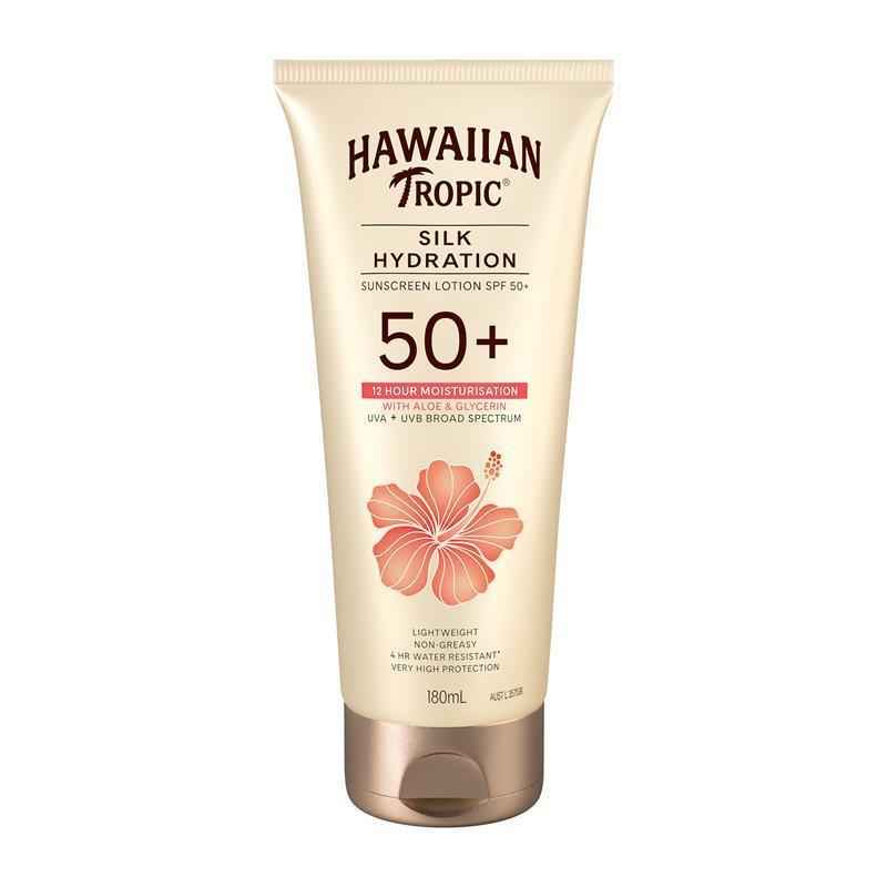 Hawaiian Tropic Silk Hydration Lotion 50+ 180ml