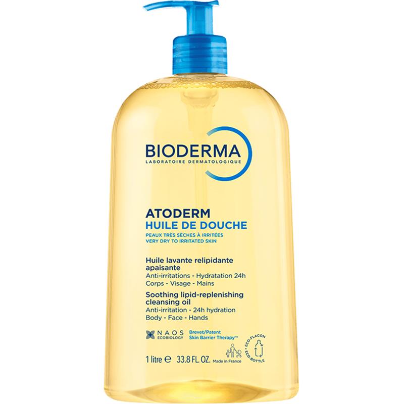 Bioderma Atoderm Ultra-Nourishing Shower Oil Cleanser 1L