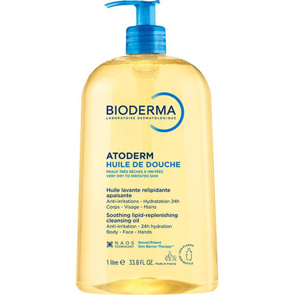 Bioderma Atoderm Ultra-Nourishing Shower Oil Cleanser 1L
