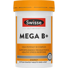 Swisse Ultiboost Mega B + 60 Tablets - GimmeNow