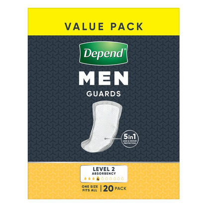 Depend for Men Guards 20 Bulk Pack