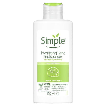 Simple Kind To Skin Light Moisturiser Hydrating 125ml