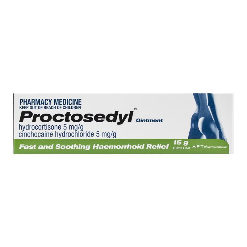 Proctosedyl Haemorrhoids Relief Ointment Cream 15g - GimmeNow