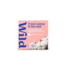 Wild Deodorant Stick Refill Fresh Cotton & Sea Salt 40g