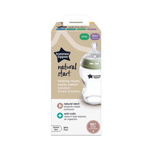 Tommee Tippee Natural Start 250ml Glass Bottle Slow Teat