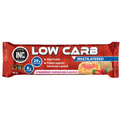 INC. Low Carb Protein Bar Strawberry Cheesecake 60g